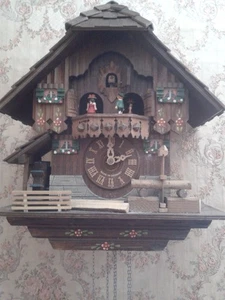 OROLOGIO A CUCÙ IN LEGNO 2708 Romange era in soffita - Foto 1 di 6