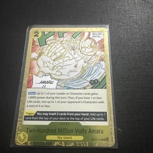 Two-Hundred Million Volts Amaru OP05-115 Awakening of the New Era Foil - Picture 1 of 1