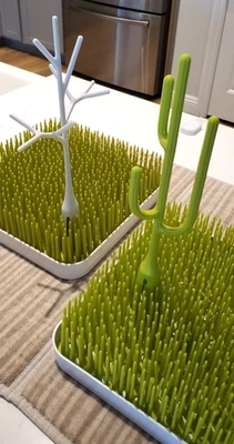 Boon Grass - Soporte de estante de secado de encimera para biberón/tazas - Bebé - Lote de 2 Foto 1 de 4