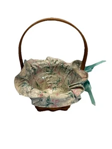 Longaberger May Series 1993 Lilly of the Valley Basket con forro y protector - Imagen 1 de 3