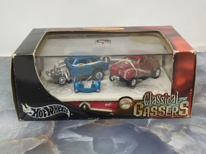 Hot Wheels Classical Gasser 2-Car Set - 2003 - HENRY J & AUSTIN COUPE - Rare - Picture 1 of 13