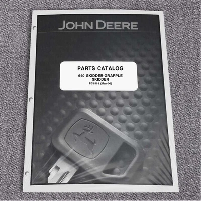 Manual de catálogo de peças de skidder John Deere 640 - PC1518 - Imagem 1 de 3