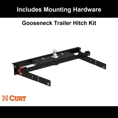 CURT Gooseneck Hitch Kit with Brackets for 1988-1999 Chevrolet K1500 - Image 1 of 4