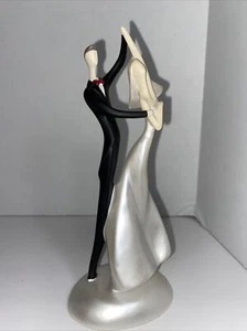 Wedding Cake Or Anniversary Cake Topper Dancing Couple BB2 - Picture 1 of 7