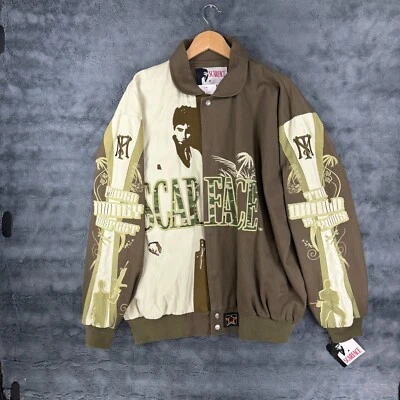 Jh Design Scarface Original Story Jacket The World Is Yours Adult Size XL Brown - Image 1 of 4