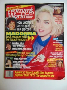 WOMAN'S WORLD November 1989-MADONNA,Kathleen Turner,Decorating Ideas - Picture 1 of 1