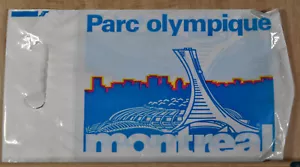 1976 Retro Sacchetto Plastica Canada Giochi Olimpici Parc Olympique Montreal Souvenir - Foto 1 di 2