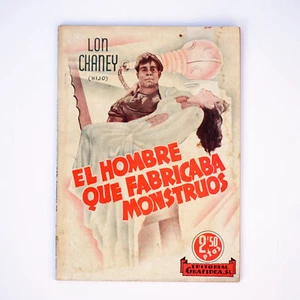 1941 Universal Man Made Monster Lon Chaney Jr Lionel Atwill Photoplay Spain READ - Picture 1 of 8