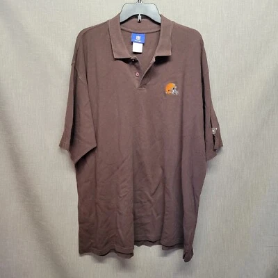 Polo de manga corta vintage Reebok Cleveland Browns NFL para hombre 2XL grande y alto Foto 1 de 4