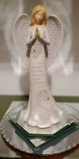 Grasslands Road Angel With  “When you walk in love…..” Message 9 ½ " tall
