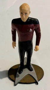 Captain Picard Star Trek TNG 4" Vinyl Figurine 1992 Hamilton Next Generation - Imagen 1 de 6
