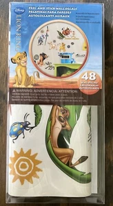 Disney LION KING 48 Wall Decals Simba Pumbaa Peel & Stick Kids Room Stickers - Picture 1 of 3