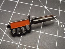 LAPEL / HAT PIN 1-1/2" TRENCH KNIFE (WW1 & WW2) KNIFE NEW ENAMELED GUARANTEED 