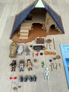 Playmobil 5386 Egyptian Pharaoh's Pyramid - Hidden Tombs and Traps 100% + Extras