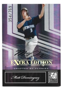 2007 Donruss Elite Extra Edition #118 Matt Dominguez #354/769 Autograph Auto - Picture 1 of 1
