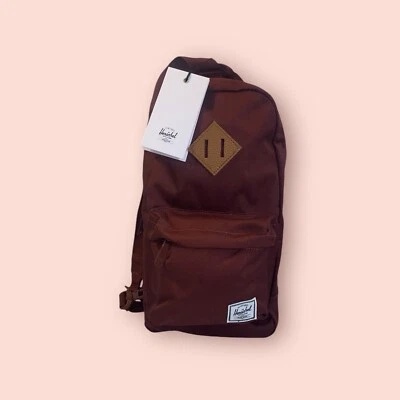 HERSCHEL SUPPLY CO. Heritage Shoulder Bag Burgundy One Size 8L NEW NWT Foto 1 de 4