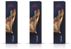 3x Wella Professionals Koleston Perfect Me+ Pure Naturals Dunkelbraun 3/0 60 ml - Bild 1 von 1