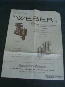 Pubblicità carburatore Weber - Imagen 1 de 6