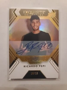 2022 UD Goodwin Champions Exquisite Ricardo Pepi RC #RA-RP Autograph Gold 10/10 - Picture 1 of 2