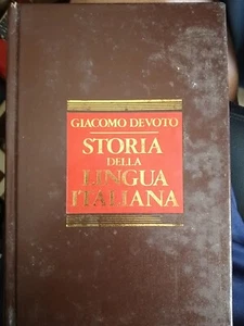 Giacomo Devoto STORIA DELLA LINGUA ITALIANA ed. CDE 1986 - Foto 1 di 1