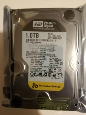 WD WD1002FBYS-02A6B0 1TB 3.5" HD DCM HARNHT2AB WD1002FBYS - Image 1 of 2