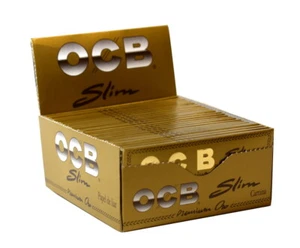 10 x BOOKLETS OCB GOLD PREMIUM SLIM KINGSIZE ROLLING PAPER KING SIZE - Picture 1 of 1