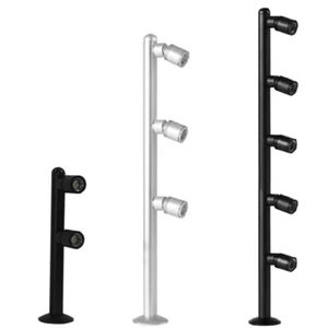 2Pcs LED Picture Light Table Stand-up Pole Lamp Adjustable Spotlight Cabinet Bar - Picture 1 of 29