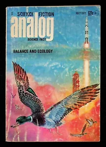 Science Fiction Analog July 1971 F. Paul Wilson Gordon R. Dickson James Schmitz - Picture 1 of 3