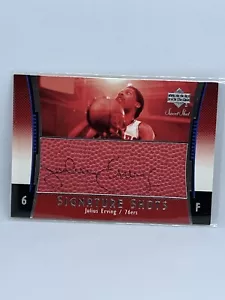 JULIUS ERVING 2004-05 SWEET SHOT SWEET SPOT FIRME ROSSO SSP TIRATURA /10 - Foto 1 di 2