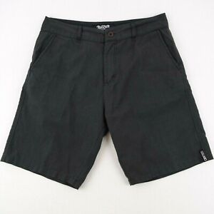 Dexter Mens Dark Grey Casual Walk Shorts Embroidered Logo Size 32 VGC