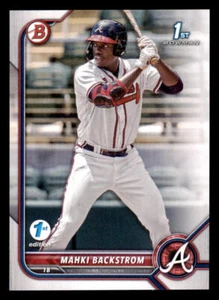 2022 Bowman 1st Edition #BPPF121 Mahki Backstrom - Picture 1 of 2