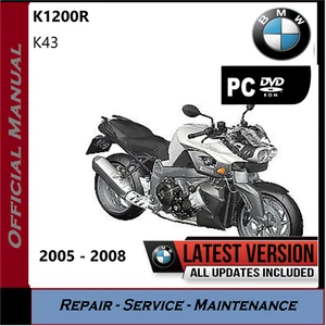 BMW K1200R Workshop Service Shop Repair Manual 2005 - 2008 K43 K 1200 R - Picture 1 of 7