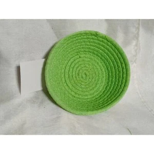 Cesto portapaglia tessuto verde fioriera nido - Foto 1 di 5