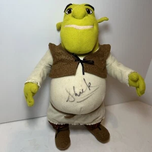 Signed Vintage 2003 DreamWorks Shrek 2 Talking 12 Inch Plush Hasbro - Tested - Picture 1 of 10