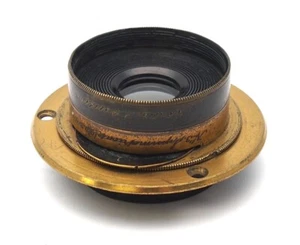 Ross London No.3 5 Inch F9 Symmetrical Brass Lens with Waterhouse Stops - Picture 1 of 5