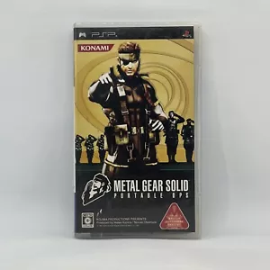 Metal Gear Solid Portable Ops Sony PlayStation PSP Portable Game Japan Import - Picture 1 of 5