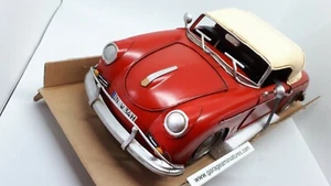 VOLKSWAGEN DECO STYLE VINTAGE VOITURE DE SPORT métal ROUGE échelle AU 1/18ème - Foto 1 di 6