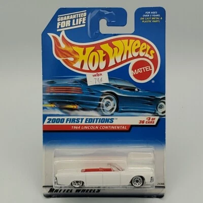 Hot Wheels 2000 First Editions 3/36 1964 Lincoln Continental #063 - Image 1 of 4