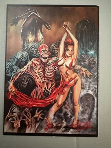 STUNNINGLY SAVAGE DARK ART OF RICK MELTON PROMO CARD CULT STUFF 2011 P3 PROMO - Foto 1 di 3
