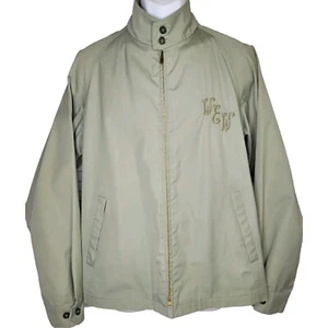 Vtg London Fog Men's Bomber Jacket by Reeves Windbreaker Pale Green Golf Sz 42L  - Picture 1 of 11