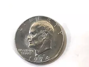 1974 One Dollar Liberty Eisenhower D Münze Flying Eagle - Bild 1 von 8