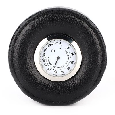 (Schwarz) Mini PU Leder Cedarwood Lined Cigar Humidor Aufbewahrungsbehälter AL - Bild 1 von 4