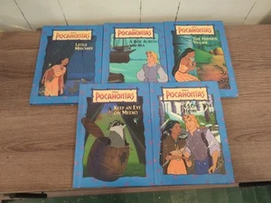 Disney Pocahontas Bücher 5er Set Hardcover RAR 1995 Grolier - Bild 1 von 13
