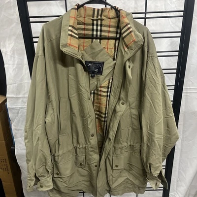 DE COLECCIÓN Burberry Mujer Chaqueta Invierno Abrigo Nova Check ABRIGO BEIGE Talla L XL Foto 1 de 4