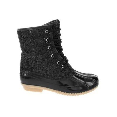 Botas Sugar Skylar Glitter Duck - Para mujer Negro Brillo, Talla 6 Foto 1 de 4