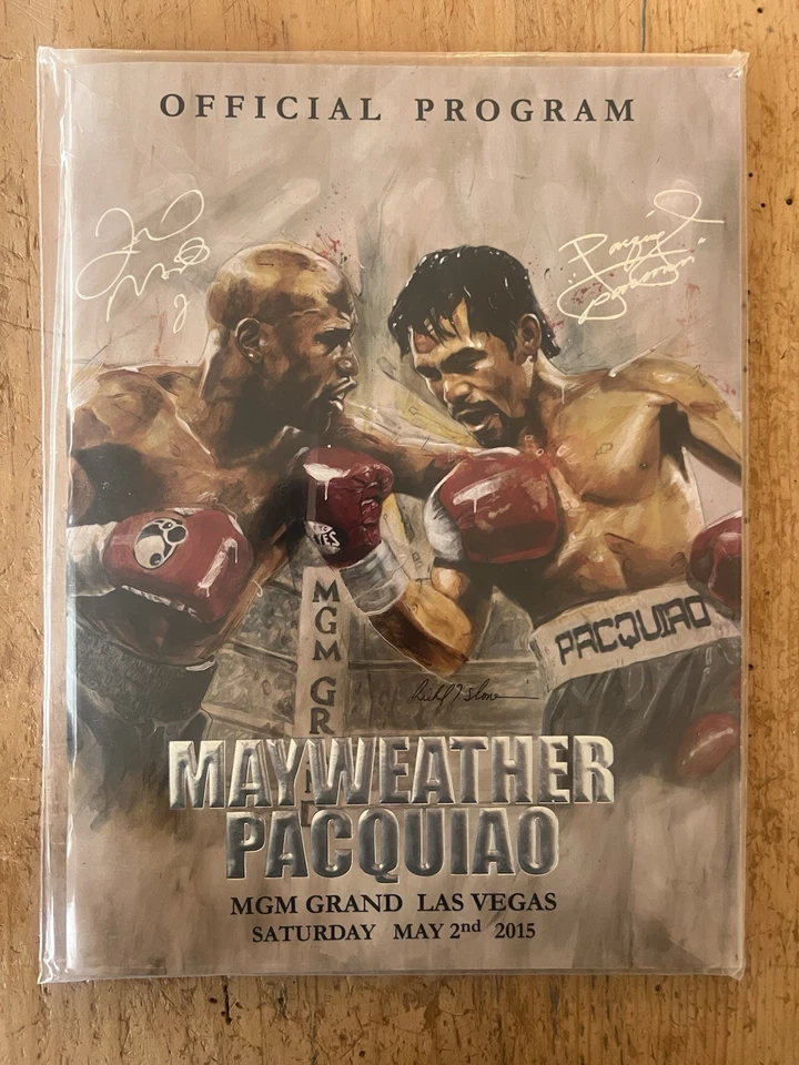 Floyd Mayweather vs Manny Pacquiao Boxing Program (2015) MGM Grand, Las Vegas - Image 1 of 1