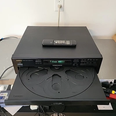 Onkyo DX-C390 Carrusel Cambiador de CD Reproductor de 6 Discos con Control Remoto - Probado Funciona Foto 1 de 4