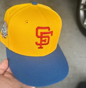 7 1/4 New Era 59fifty Beer Pack San Francisco Giants 25th Anniversary Patch Hat - Picture 1 of 3