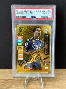 2023-24 Adrenalyn XL La Liga #511 Jude Bellingham Balon De Oro PSA 10 - Foto 1 di 4