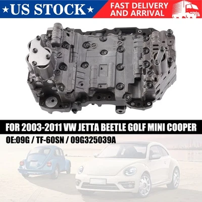 09G Transmission Valve Body W/ Solenoids,For Audi TT VW Beetle Jetta Mini Cooper Foto 1 de 4